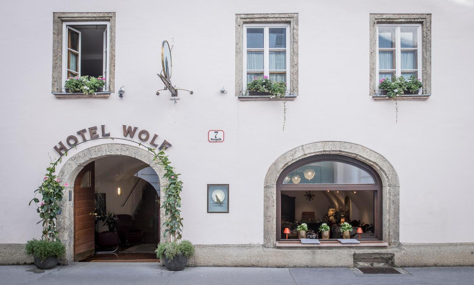Hotel Wolf Salzburgo Exterior foto